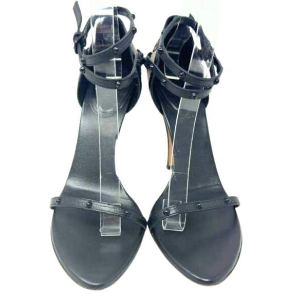 Gucci GG Logo‎ Monogram Guccissima Supreme Studded Leather Strappy Heels EU39.5 - Picture 6 of 11